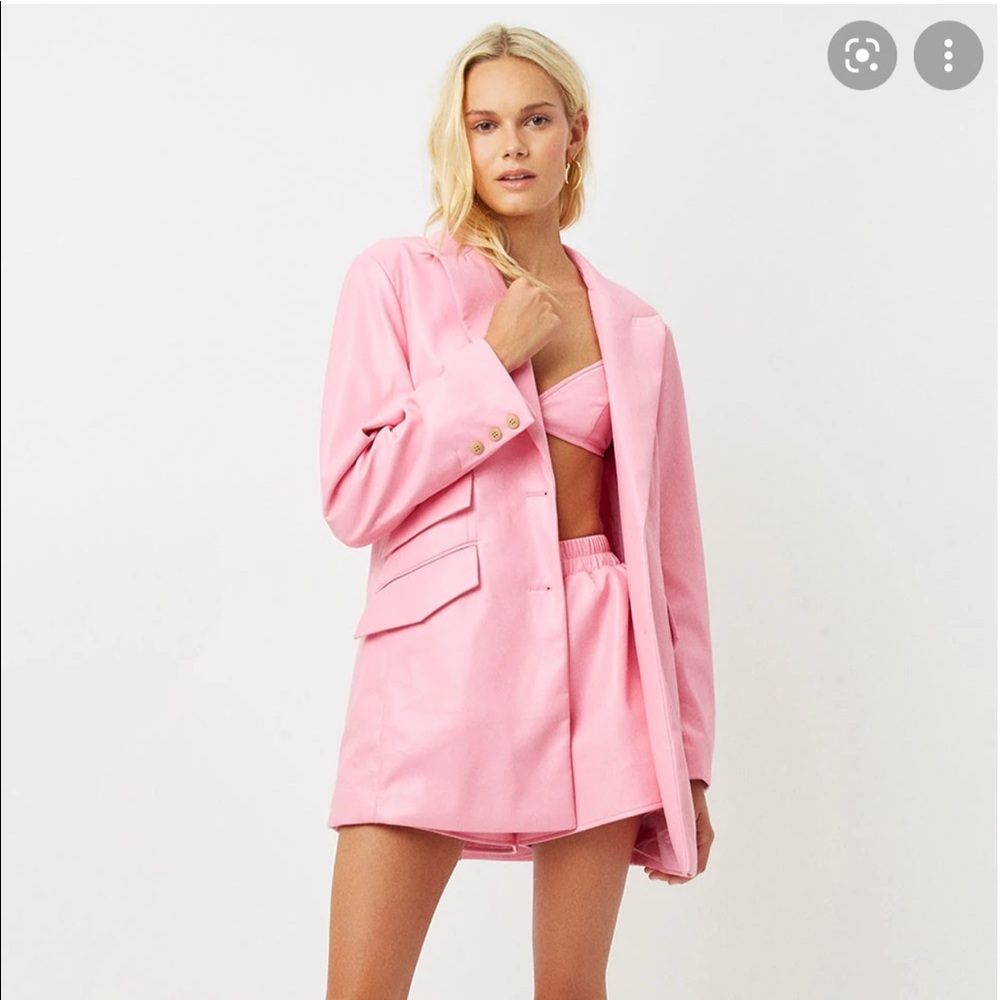 Frankies Bikini Diana Vegan Leather Blazer